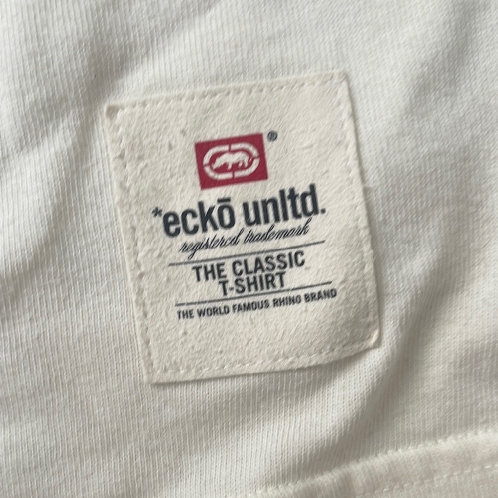 Ecko Unlimited Cream Graphic Short Sleeve Tee - Picture 3 of 7